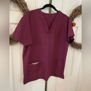 Scrub Top Short Sleeve Size Women's L
